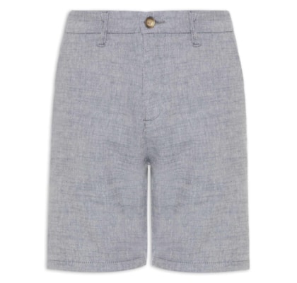 Bermuda Masculina Oxford – Azul