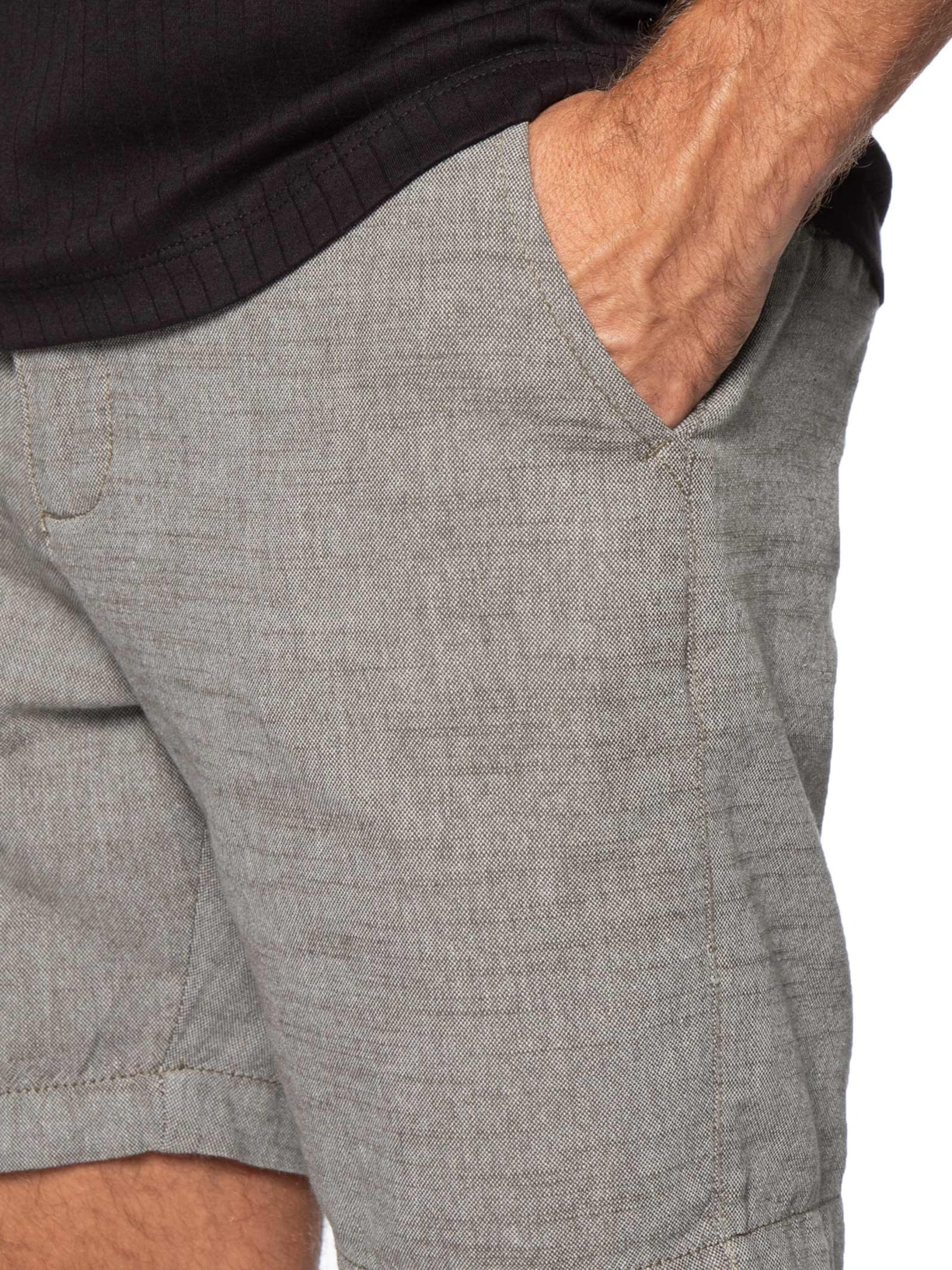 Bermuda Masculina Oxford – Marrom Pineapple