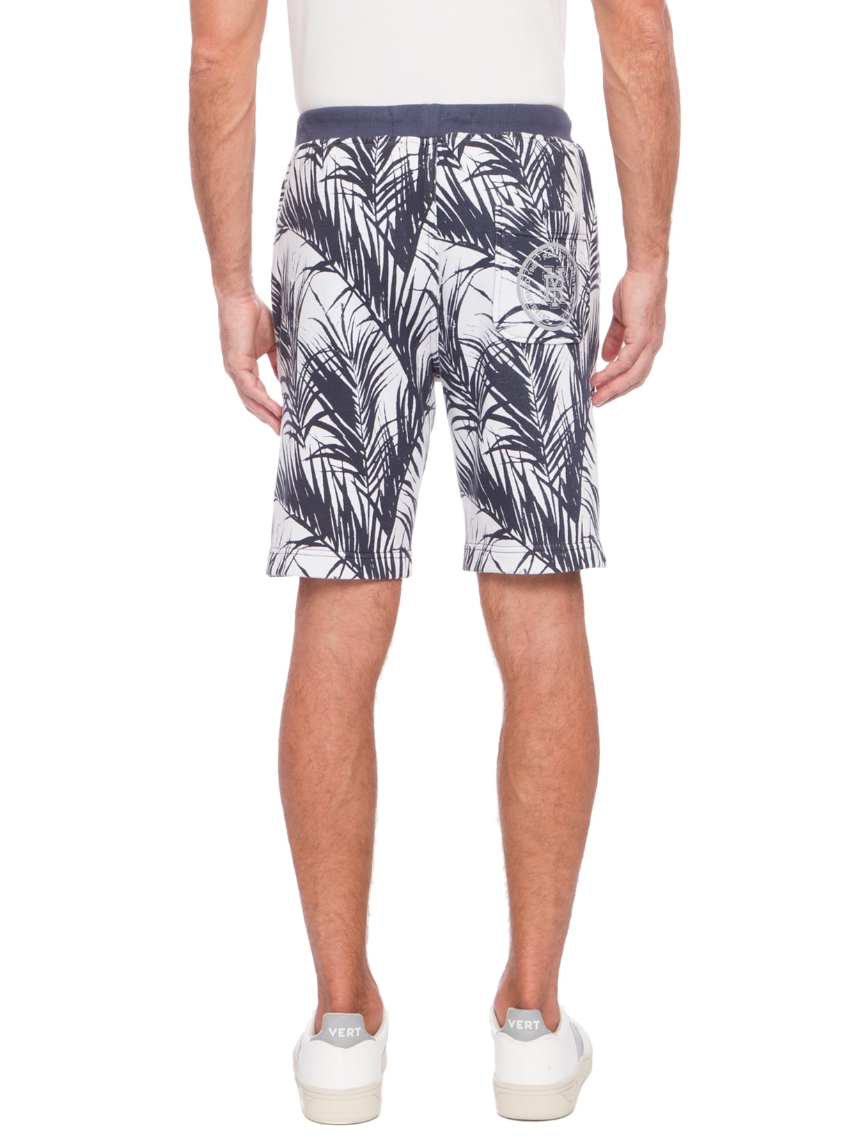 Bermuda Masculina Palmeira Azul Replay