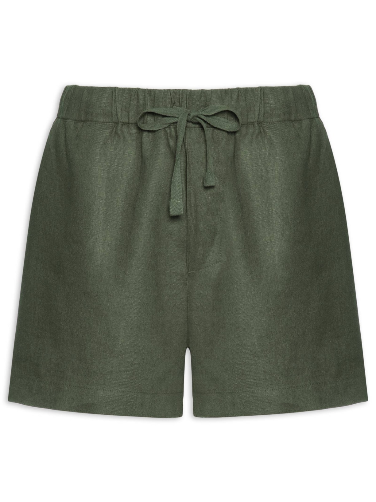 Bermuda Masculina PJ Linen Classic Verde Osklen