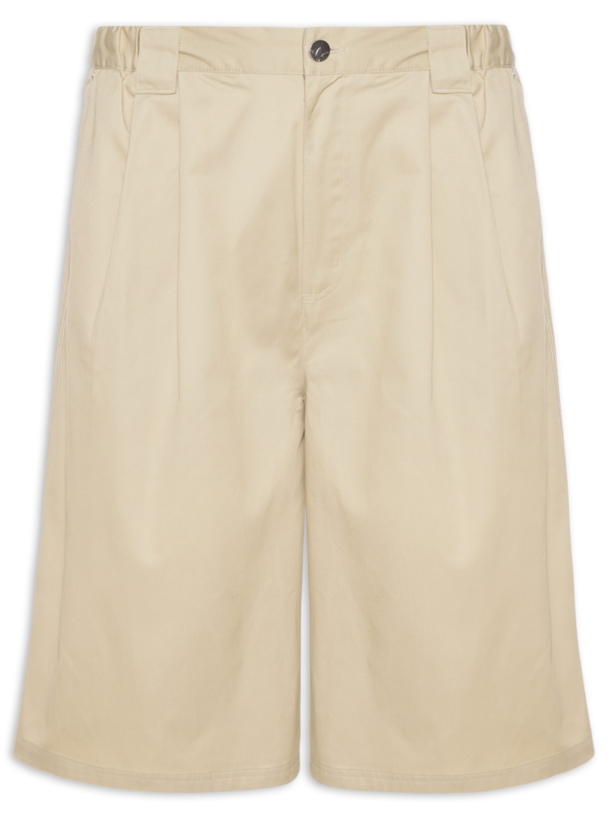 Bermuda Masculina Premium Essentials Largo - Bege