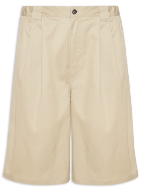 Bermuda Masculina Premium Essentials Largo - Bege