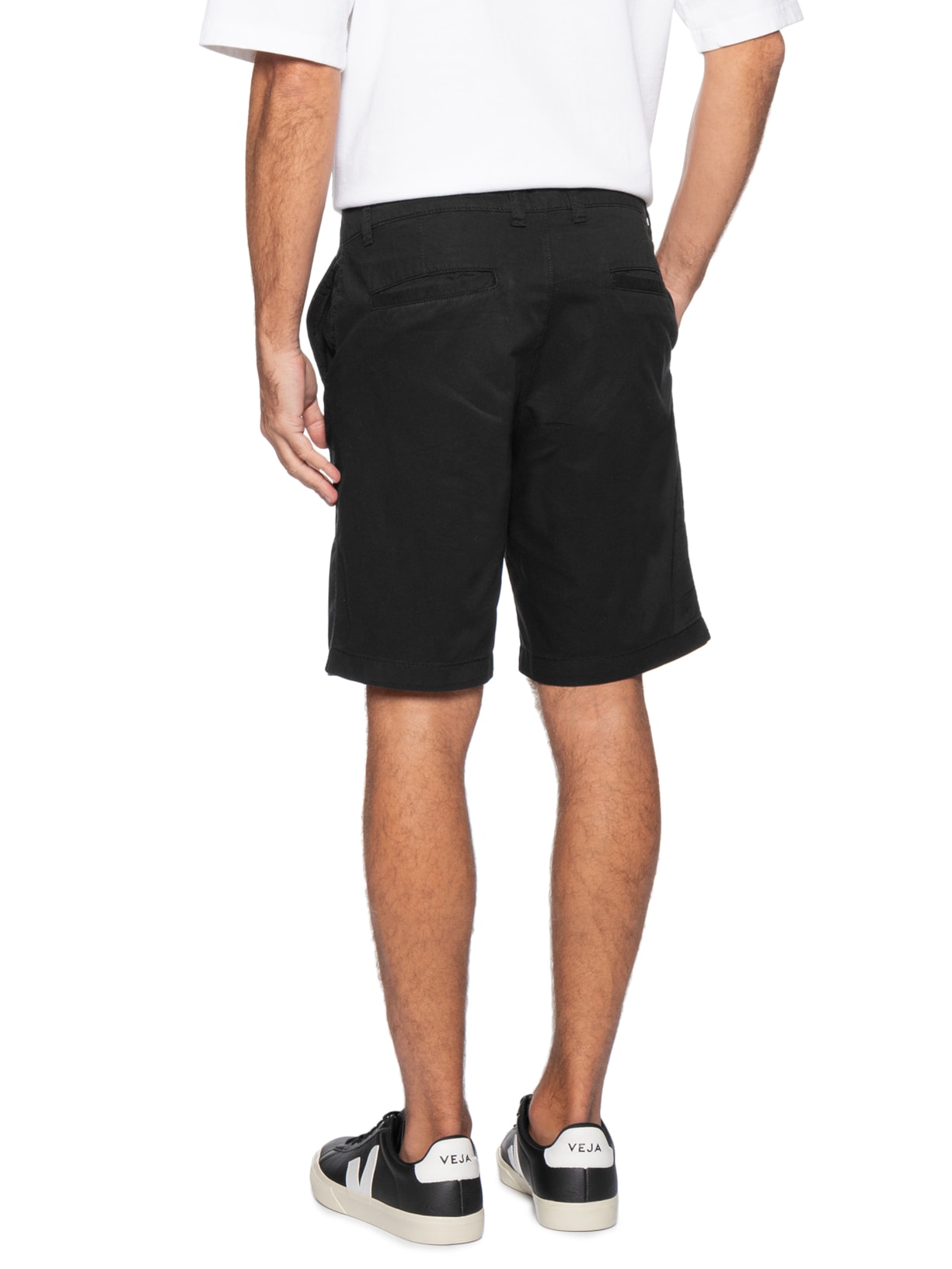 Bermuda Masculina Preto Hering