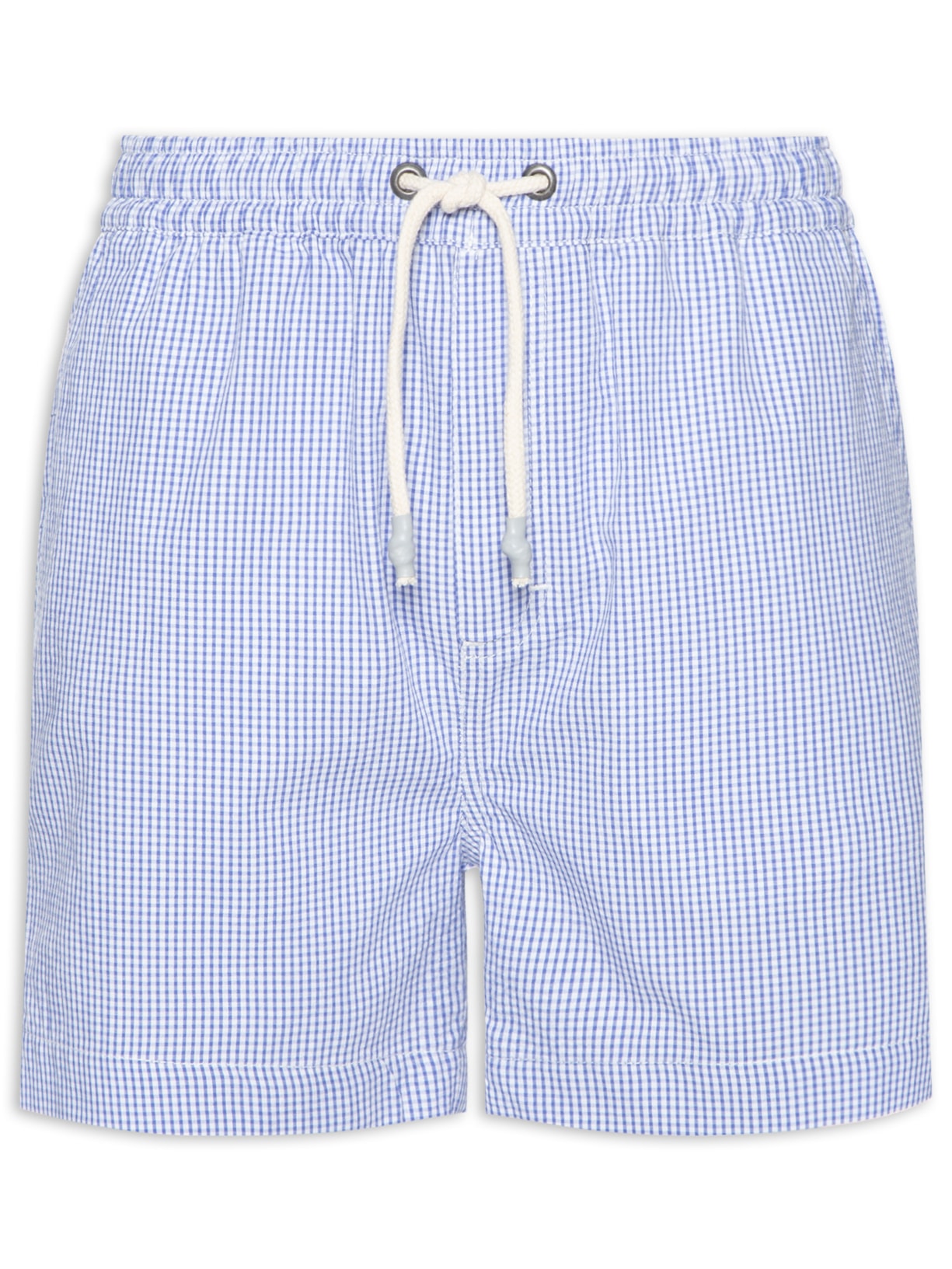 Bermuda Masculina Relax Ana Ruga Vichy - Azul