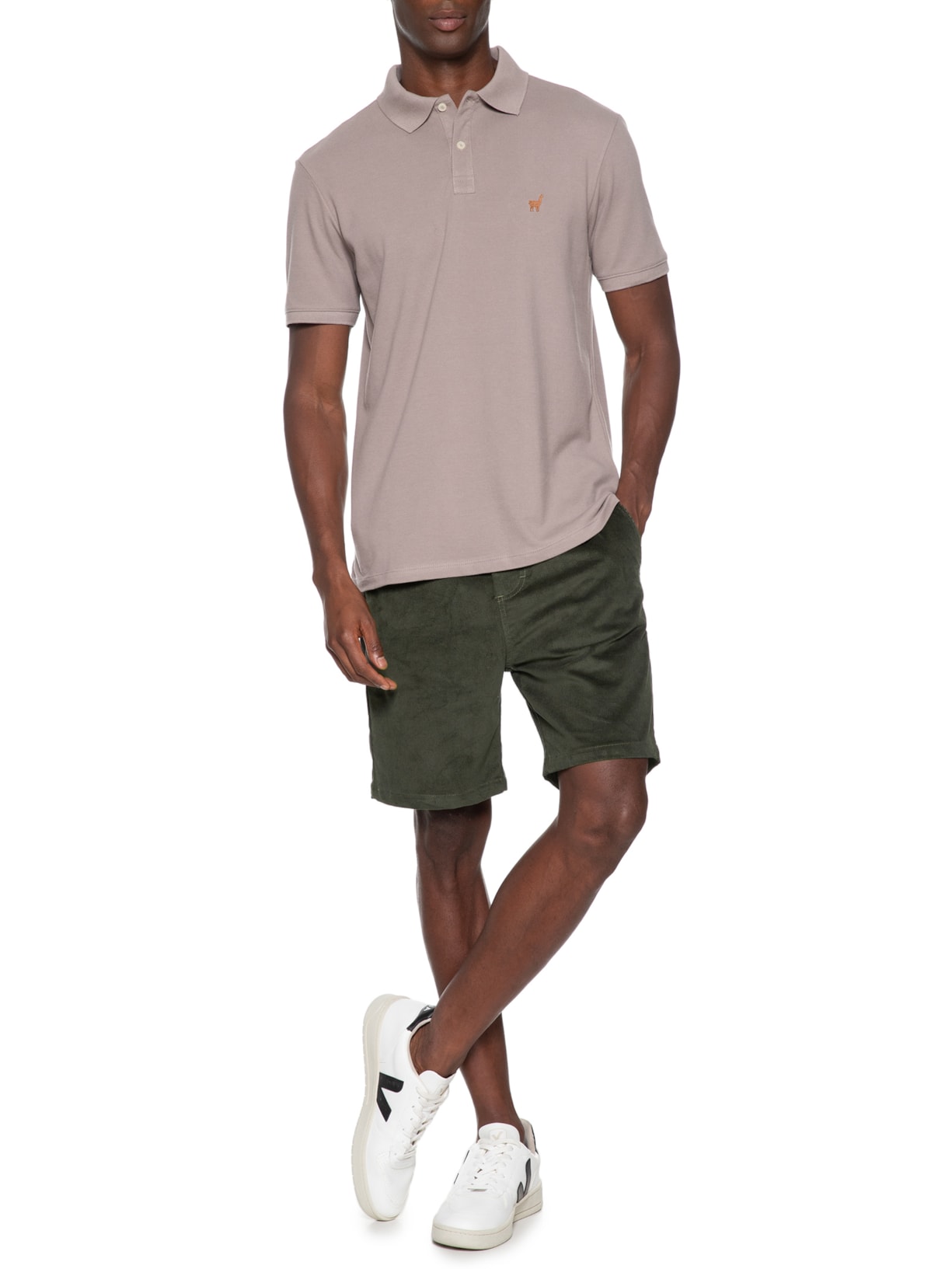 Bermuda Masculina Relax Cotele Verde Zapalla
