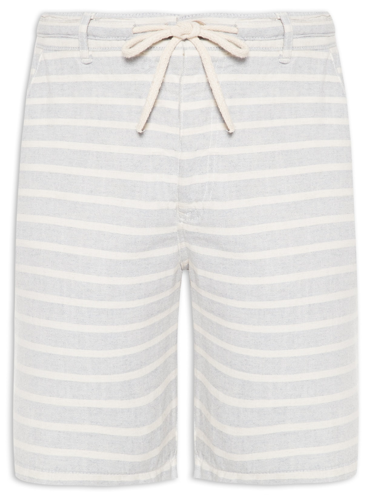 Bermuda Masculina Relax Listras - Azul