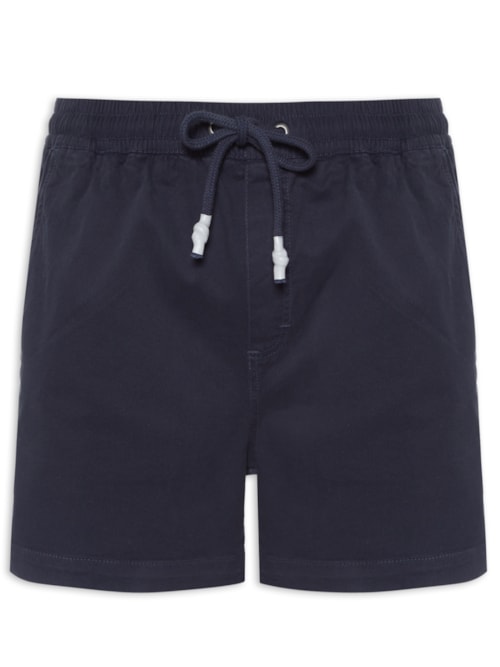Bermuda Masculina Relax Sarja - Azul