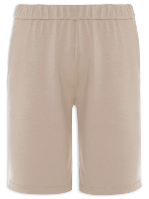Bermuda Masculina Reta - Bege