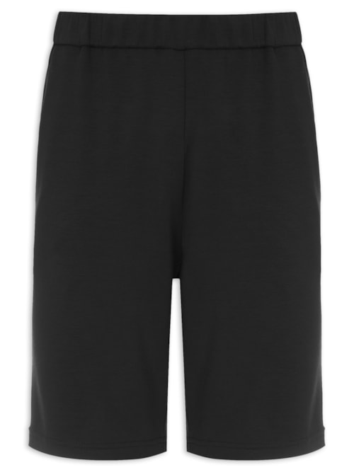 Bermuda Masculina Reta - Preto
