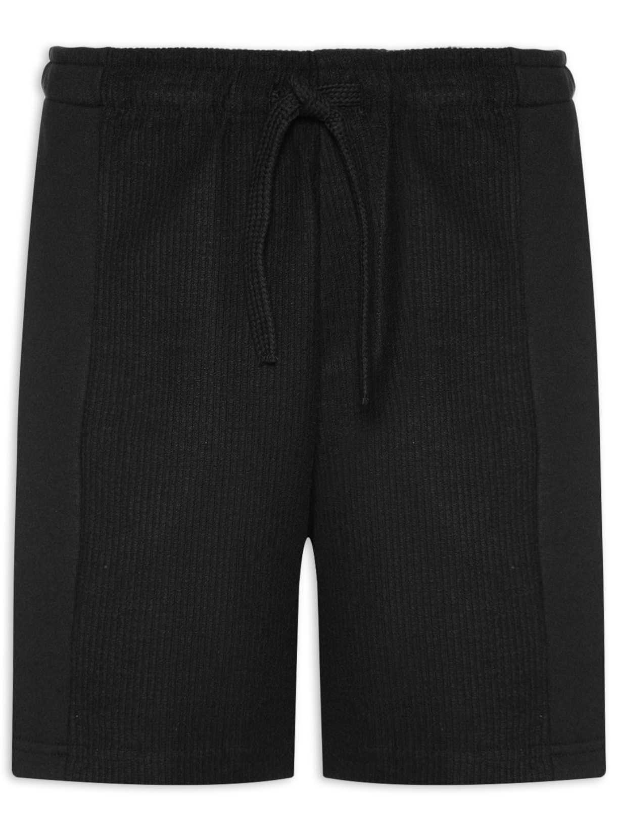 Bermuda Masculina Ribbed - Preto