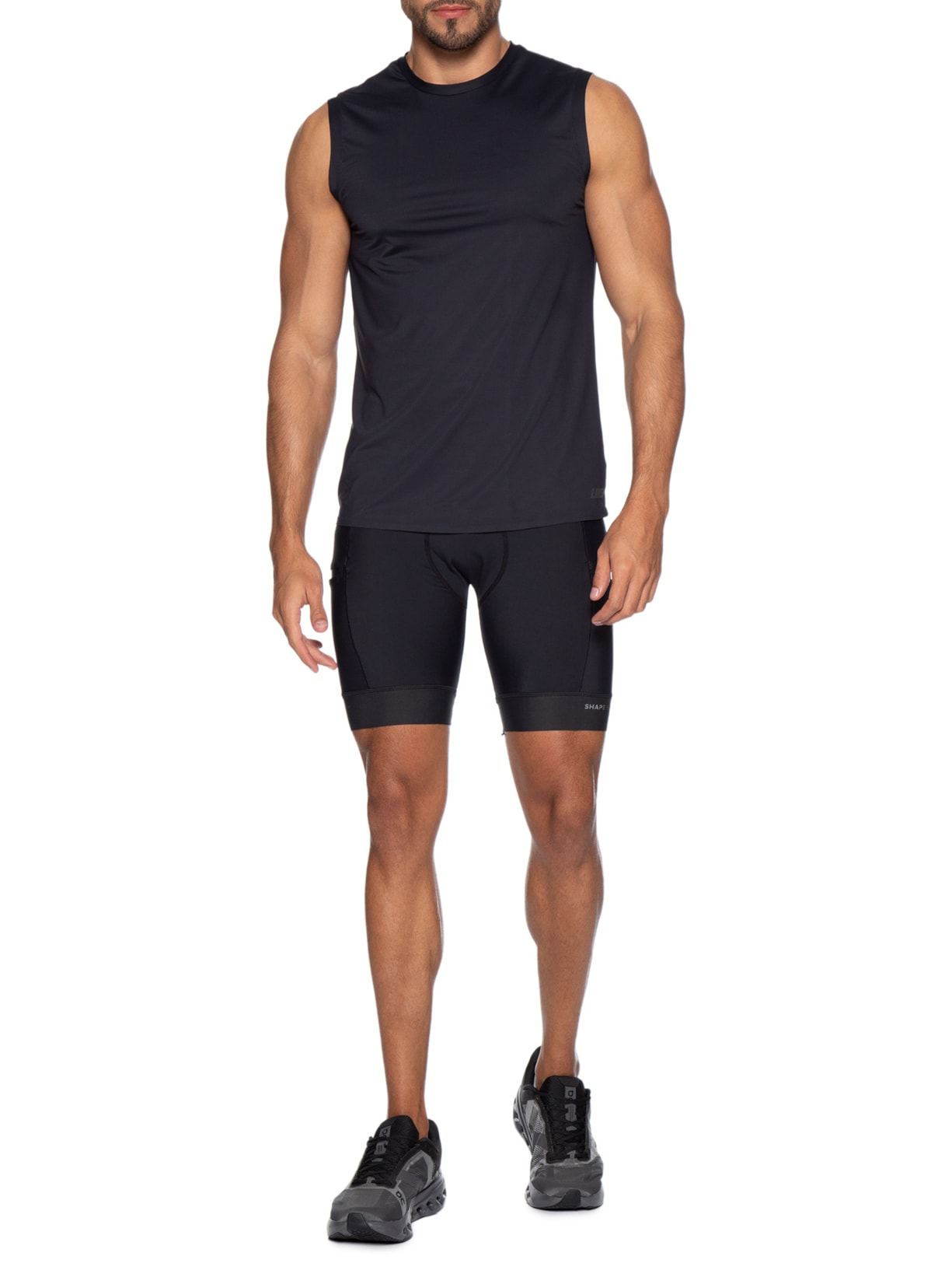 Bermuda Masculina Run Move 9 Men Preto Live!