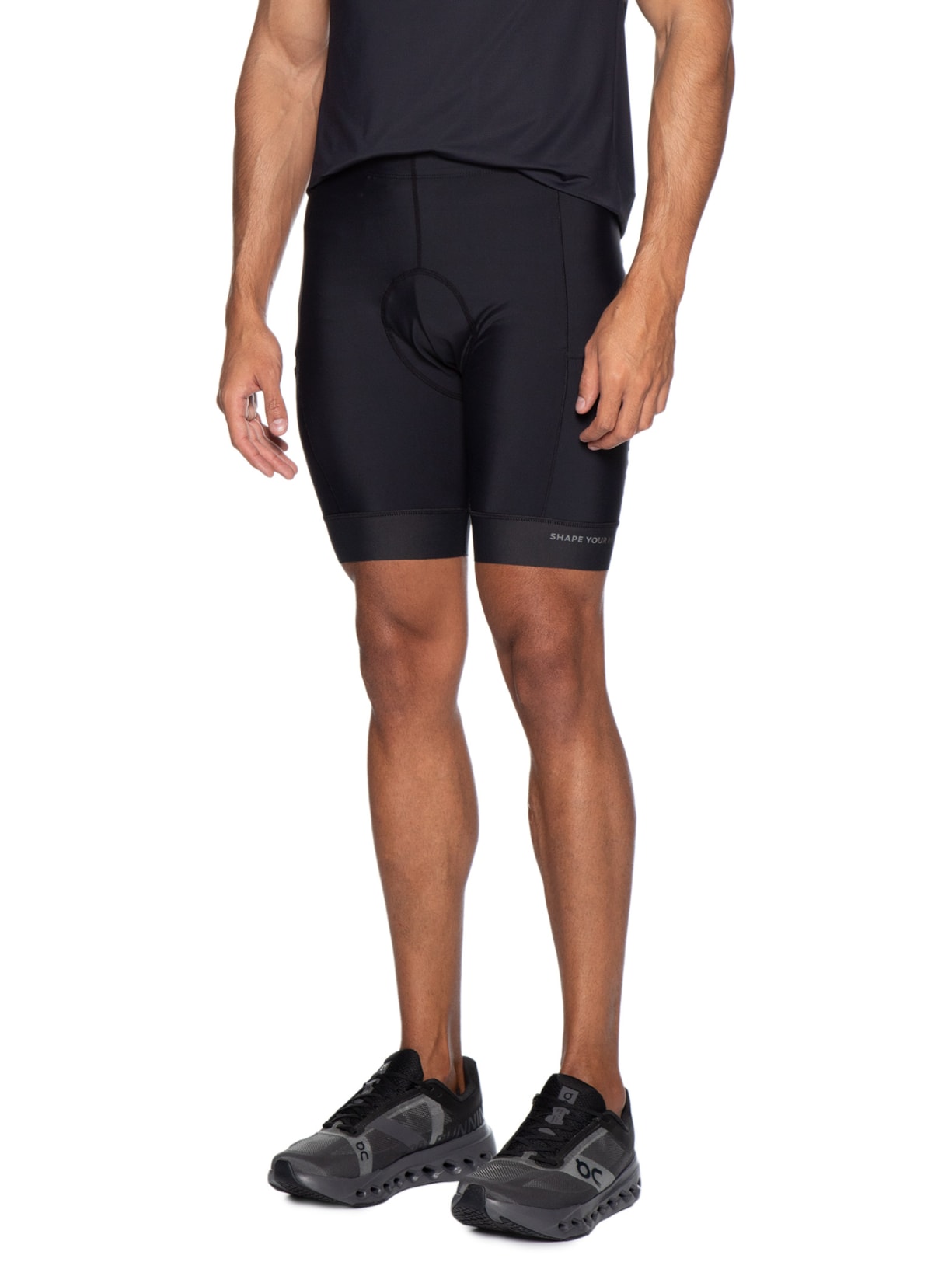 Bermuda Masculina Run Move 9 Men Preto Live!