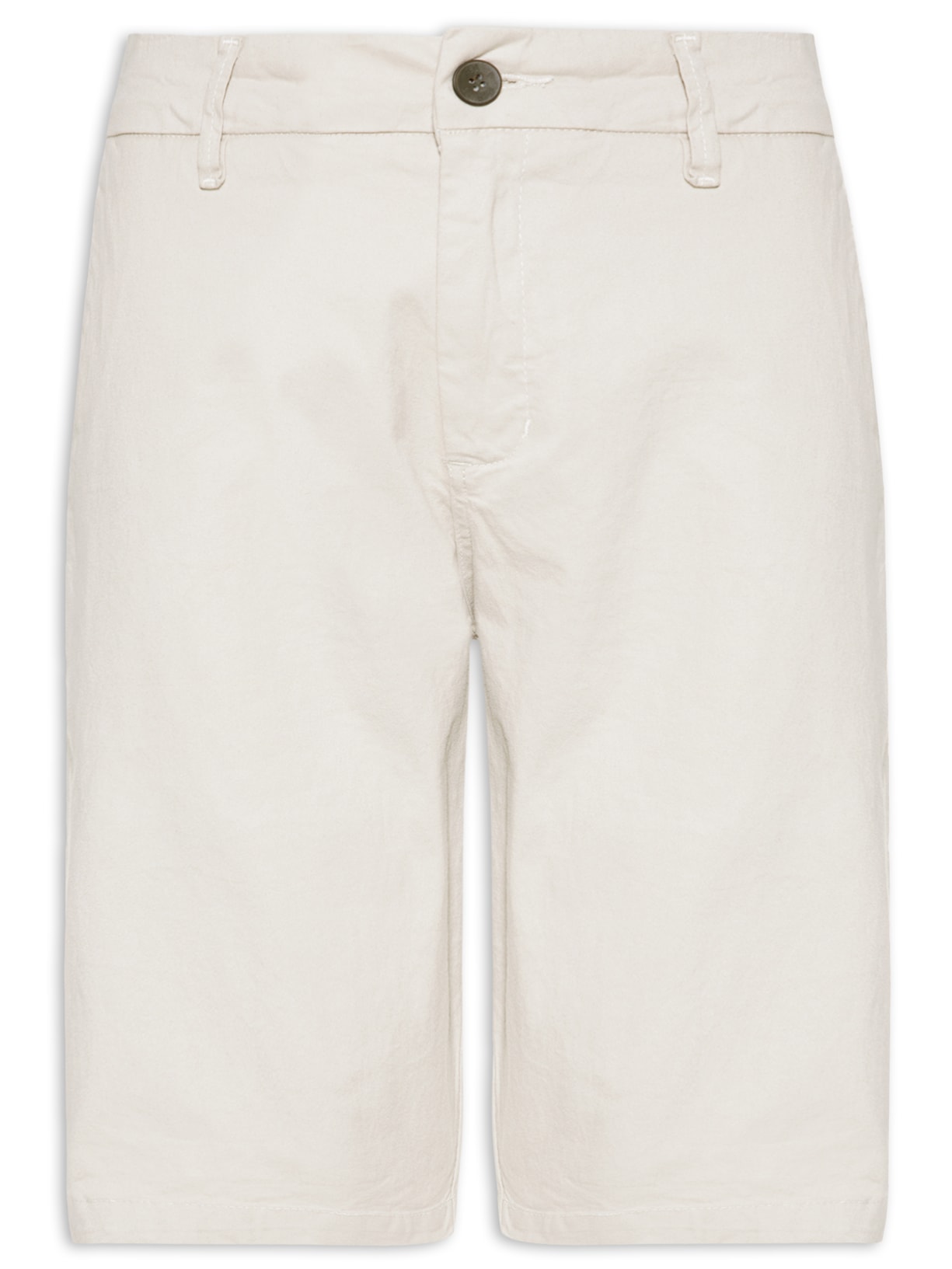 Bermuda Masculina Sarja Alfaiataria - Bege