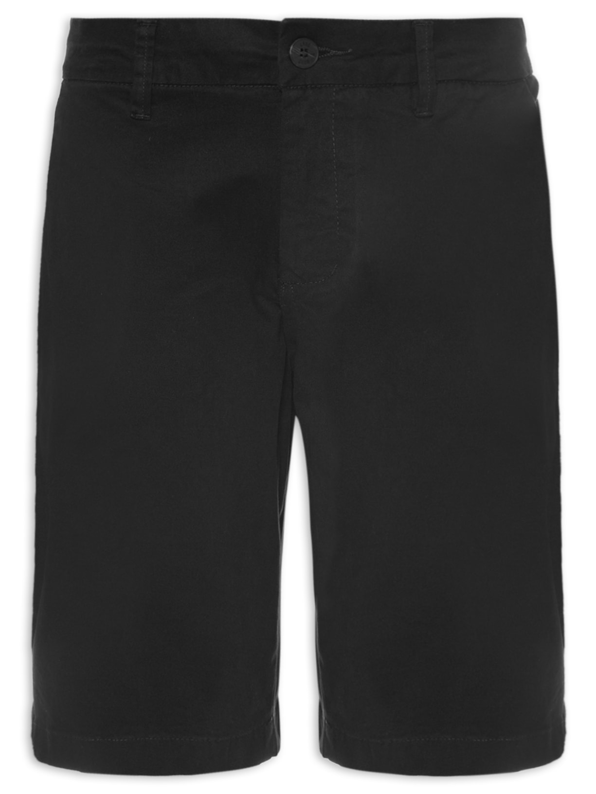 Bermuda Masculina Sarja Alfaiataria - Preto