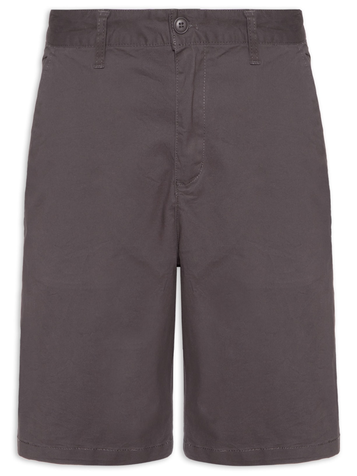 Bermuda Masculina Sarja Básica - Cinza
