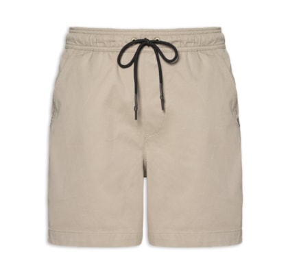 Bermuda Masculina Sarja Batalha John - Cinza