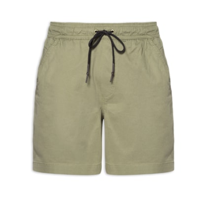 Bermuda Masculina Sarja Batalha John - Verde