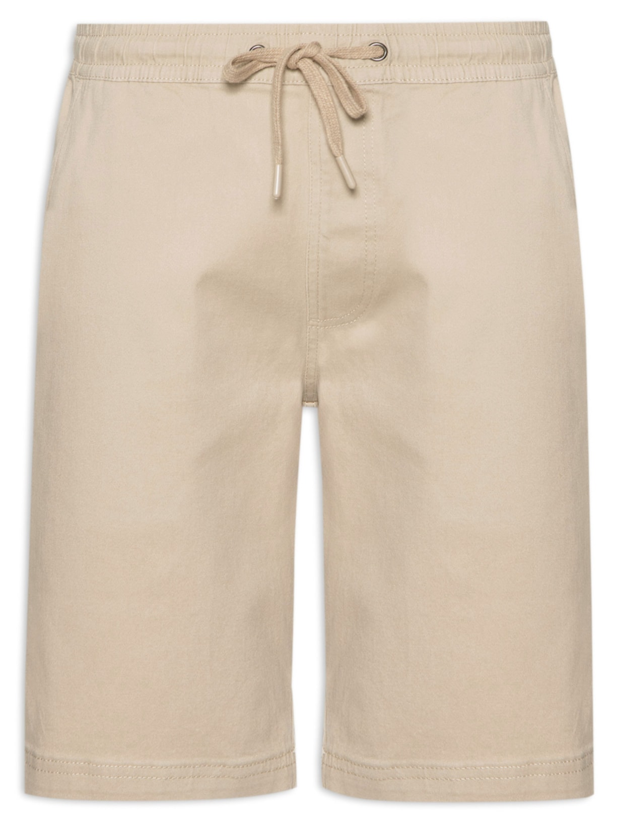 Bermuda Masculina Sarja Color - Bege