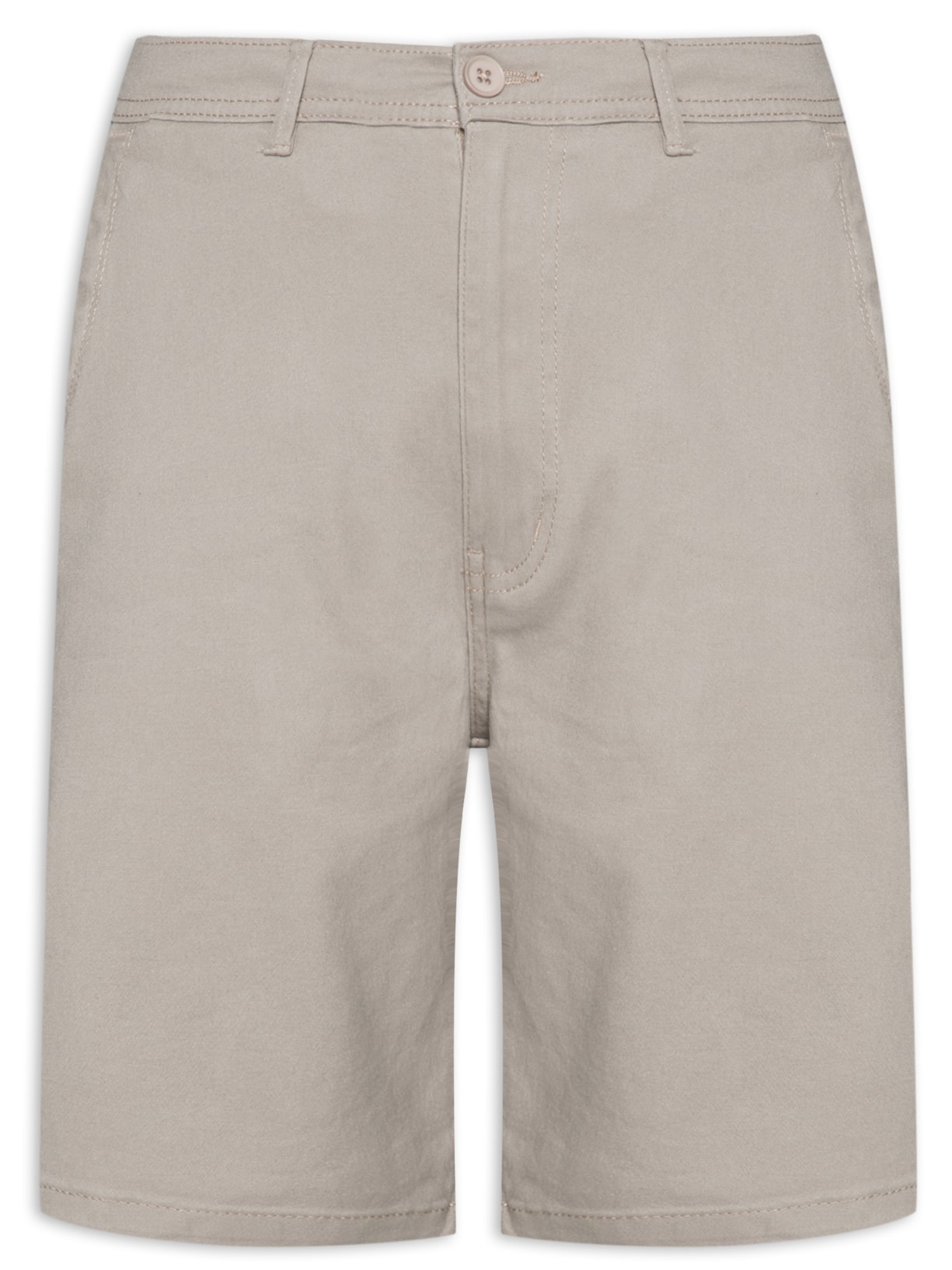 Bermuda Masculina Sarja Color - Bege