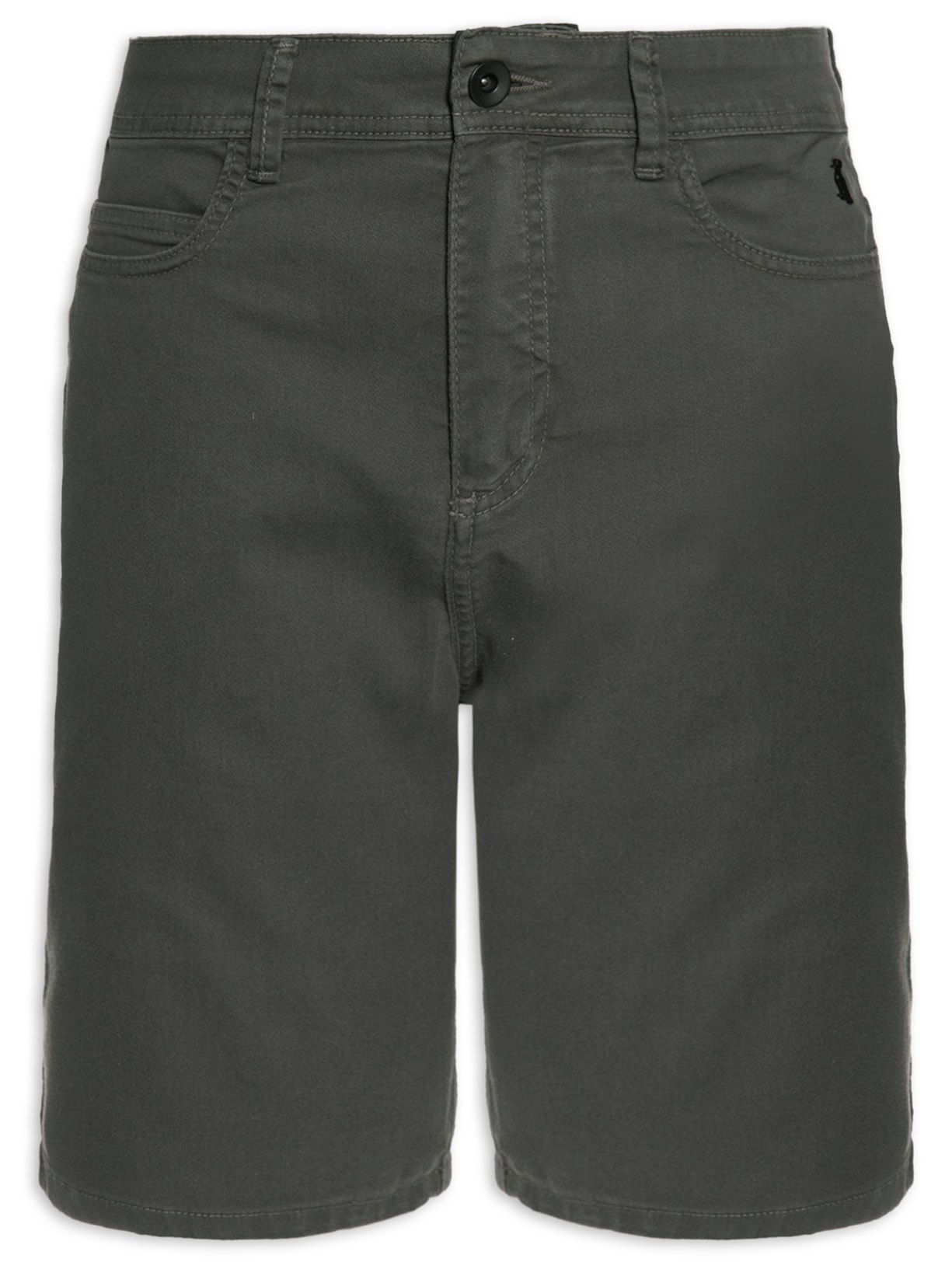 Bermuda Masculina Sarja Color - Cinza