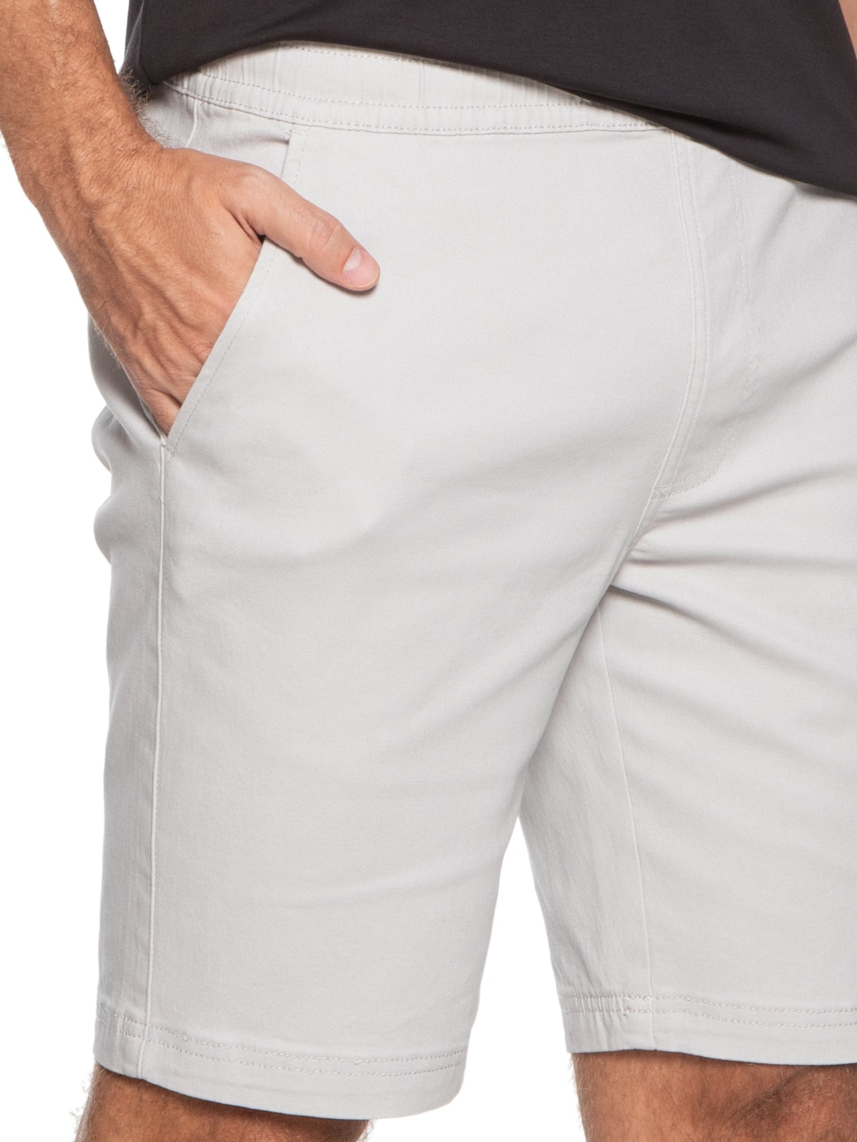 Bermuda Masculina Sarja Color Cinza '2 Essential