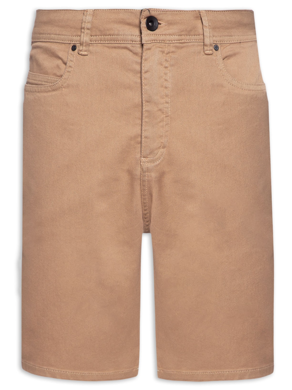 Bermuda Masculina Sarja Color - Marrom