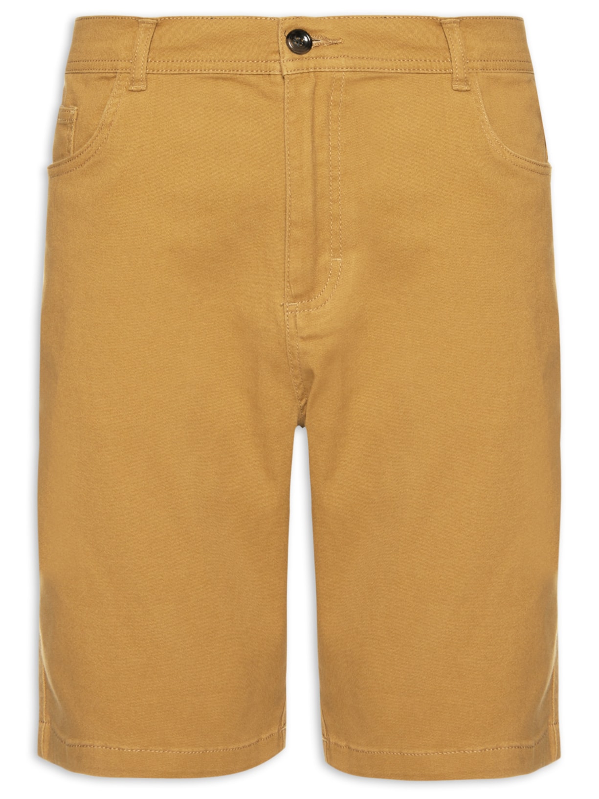 Bermuda Masculina Sarja Color - Marrom