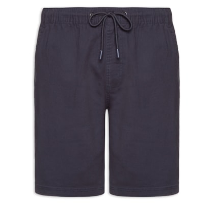 Bermuda Masculina Sarja Cós Elástico - Azul