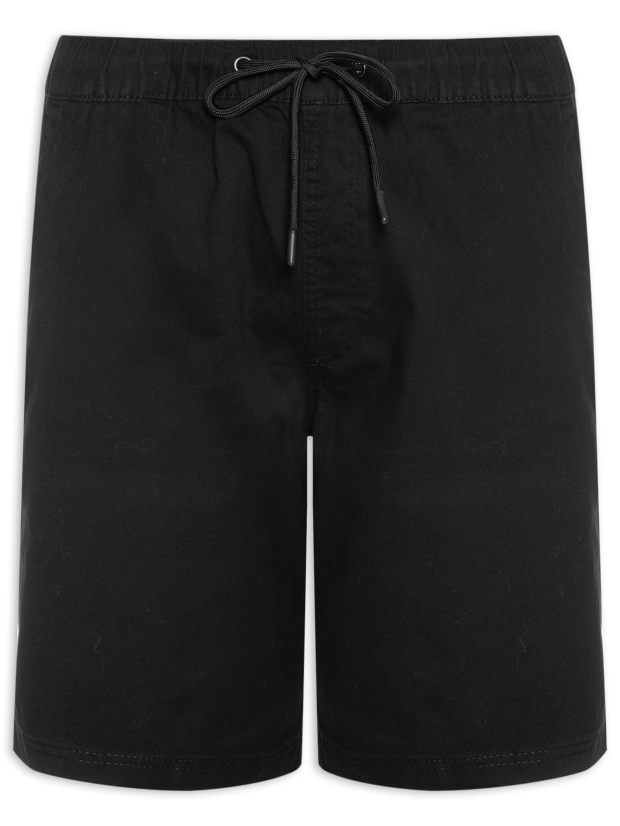 Bermuda Masculina Sarja Cós Elástico - Preto