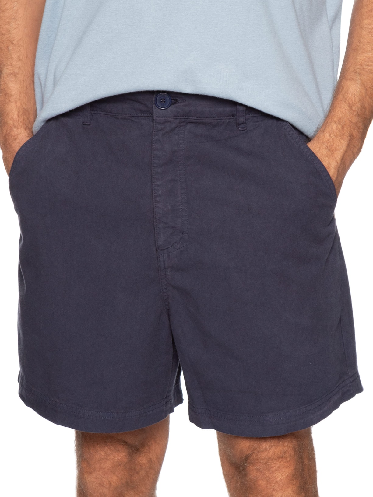 Bermuda Masculina Sarja Flow Cotton Linen Utility  Azul Osklen