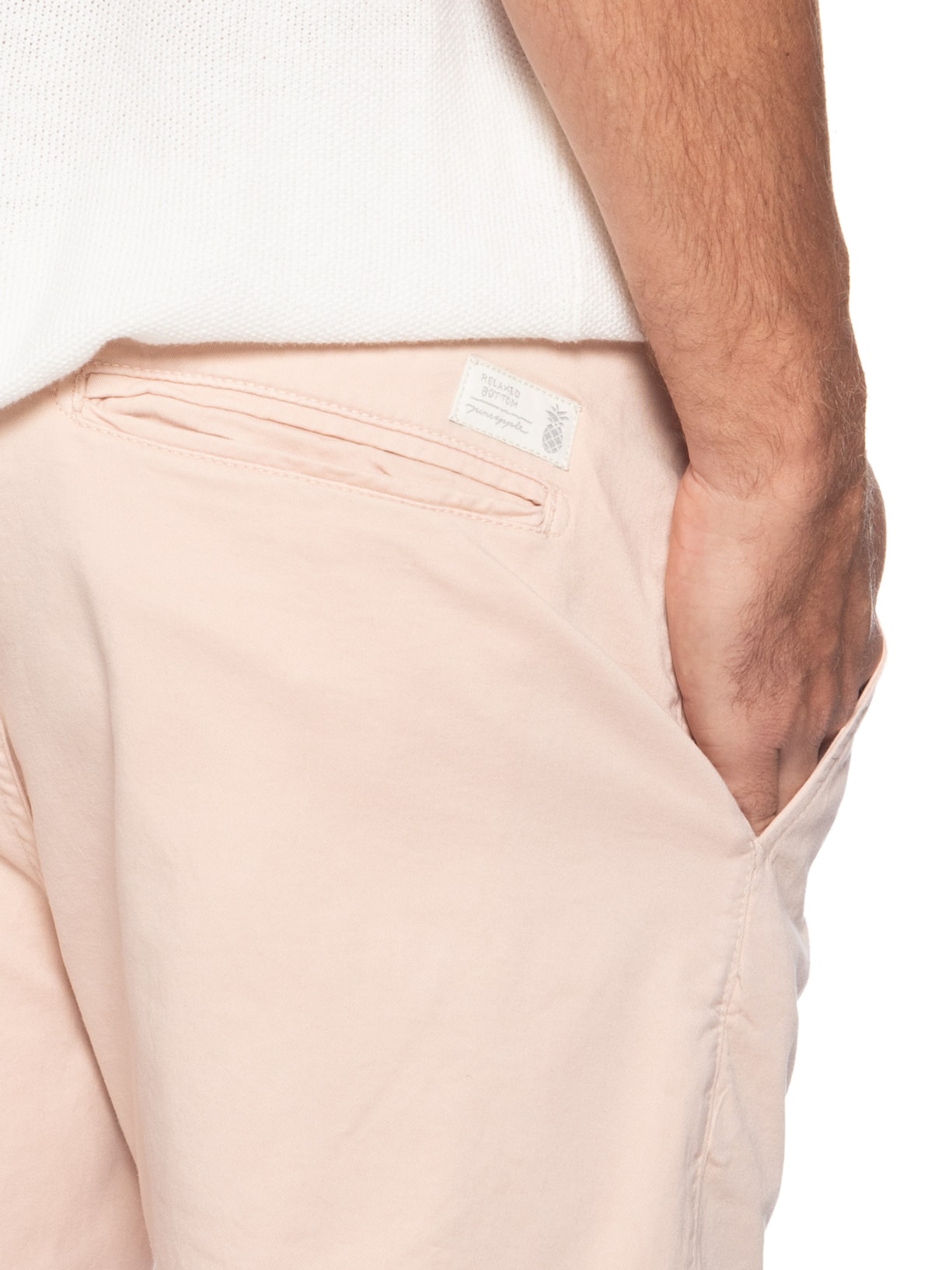 Bermuda Masculina Sarja Ipanema Laranja Pineapple