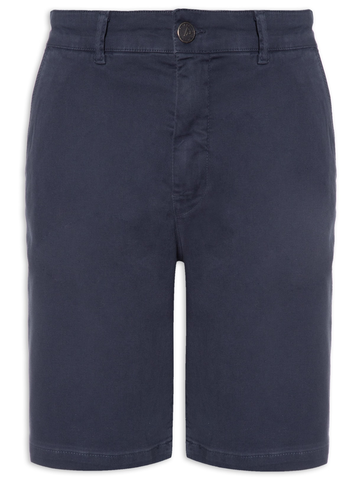 Bermuda Masculina Sarja Jogging Color Chino - Azul