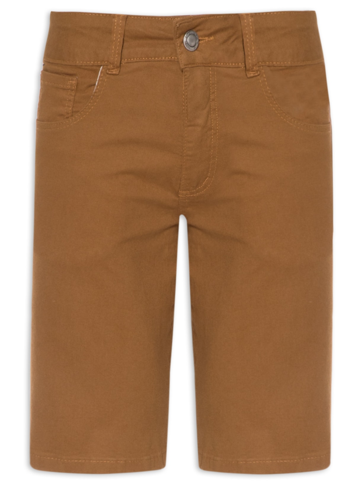 Bermuda Masculina Sarja - Marrom