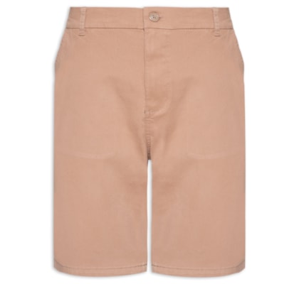 Bermuda Masculina Sarja Peletizada - Marrom