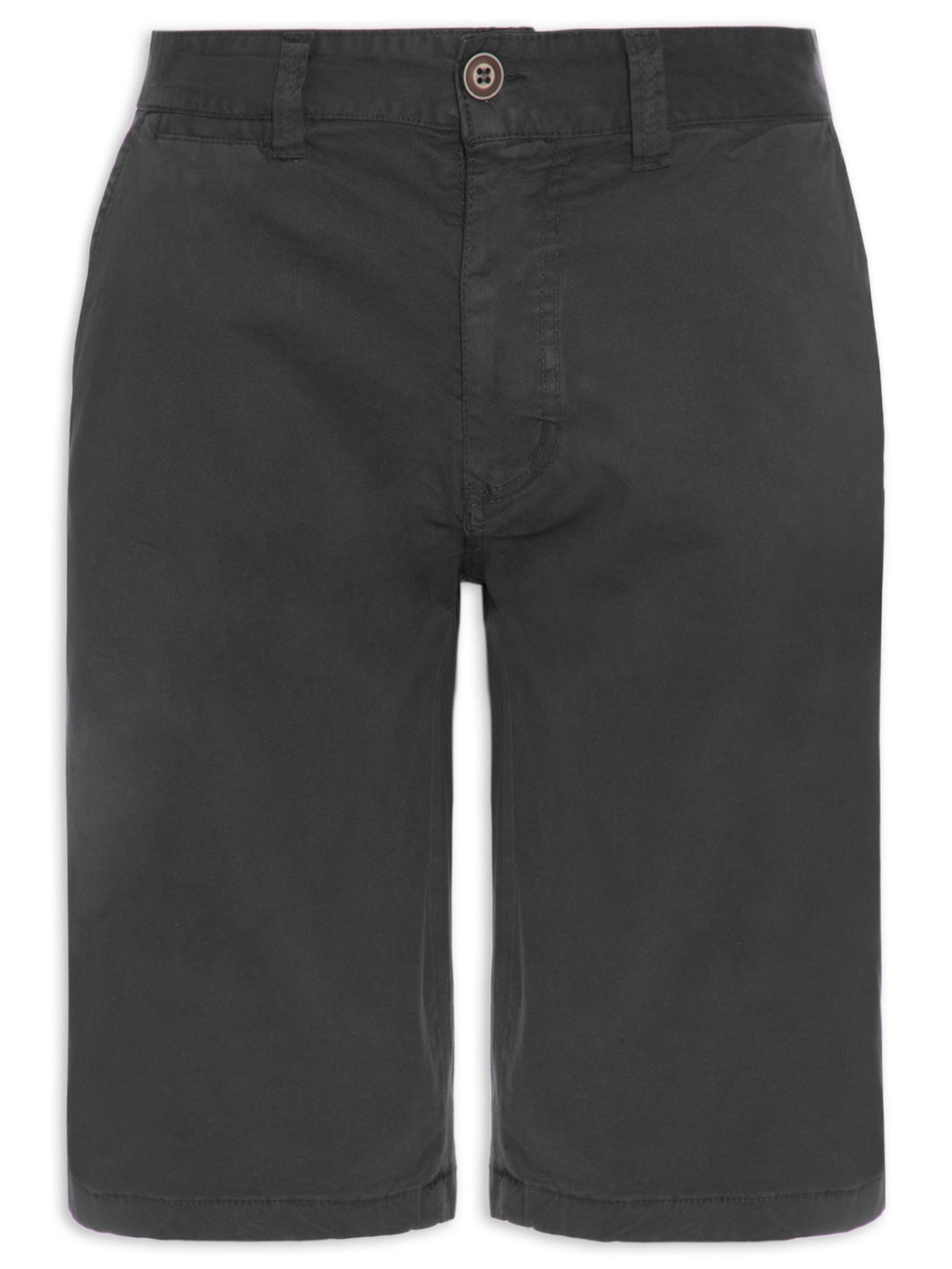 Bermuda Masculina Sarja - Preto