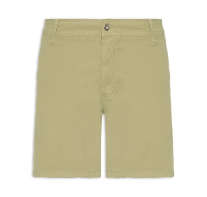Bermuda Masculina Sarja Slim - Verde