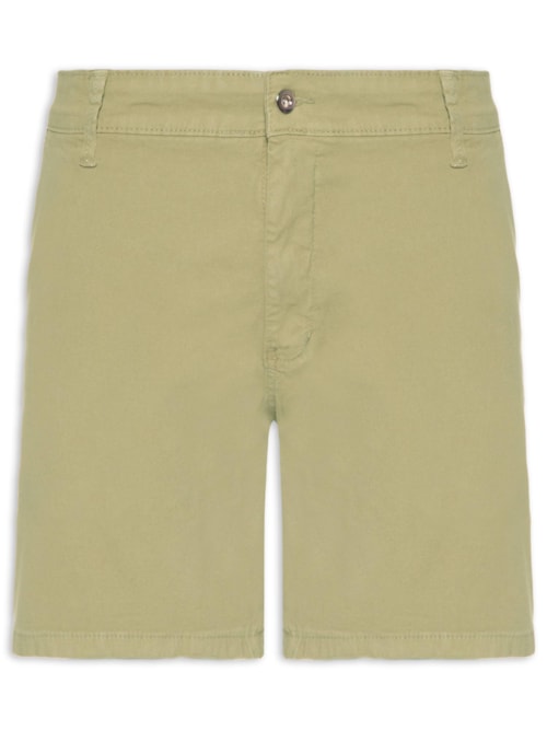 Bermuda Masculina Sarja Slim - Verde