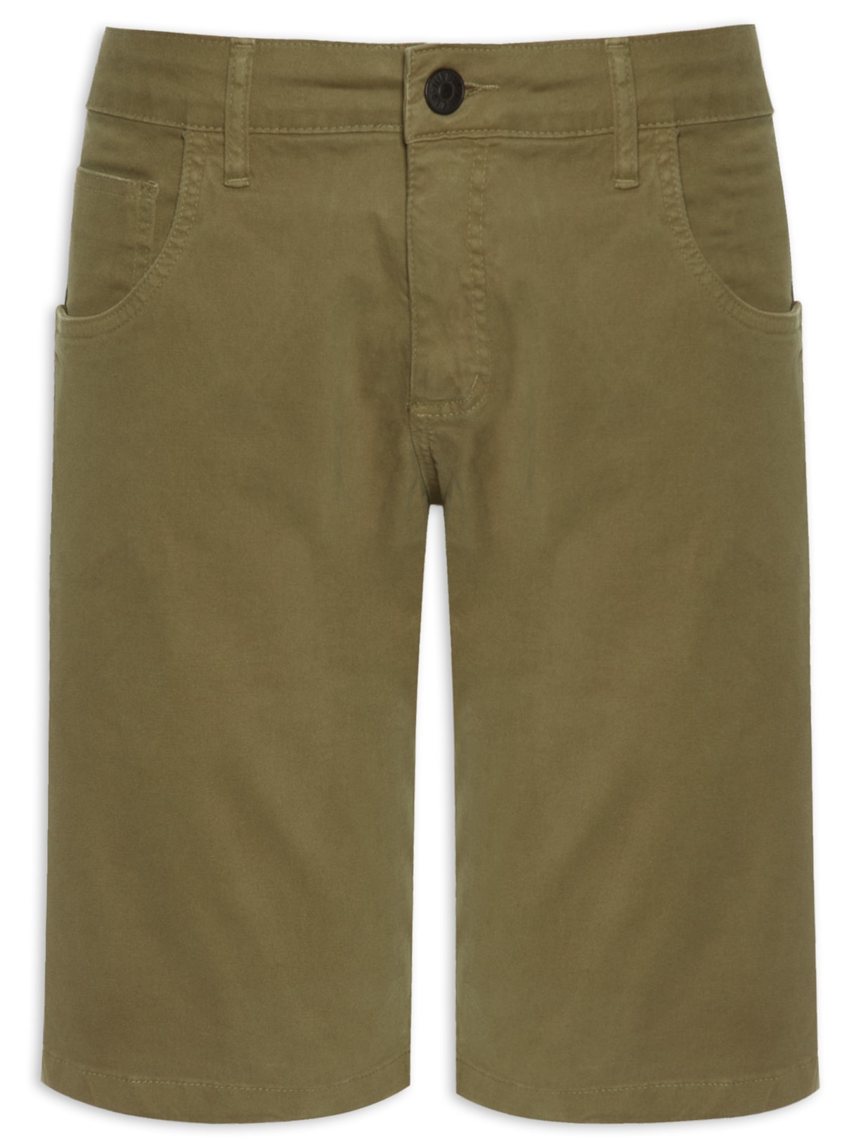 Bermuda Masculina Sarja Tradicional - Bege