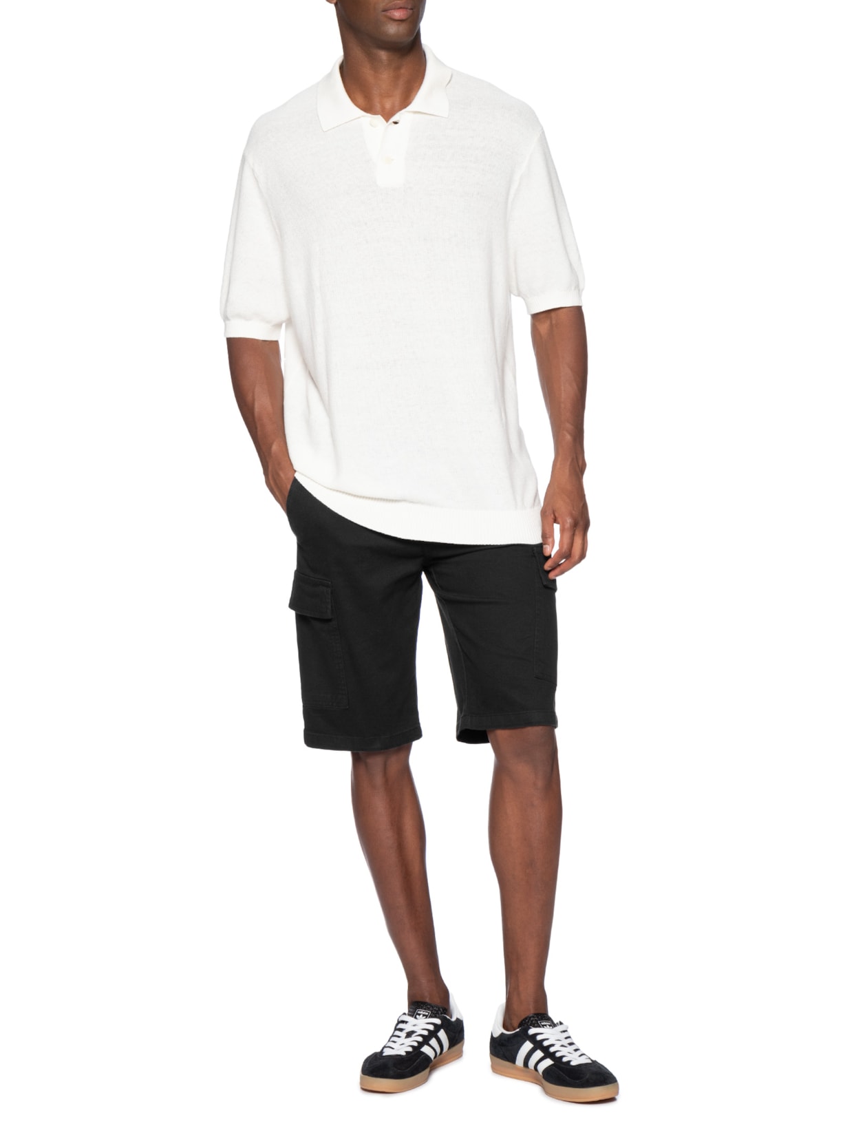 Bermuda Masculina Scanton Cargo Preto Tommy Jeans