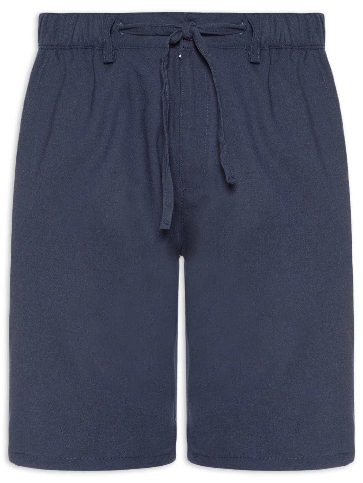 Bermuda Masculina Social Cós Elástico E Cordão Azul '2 Essential