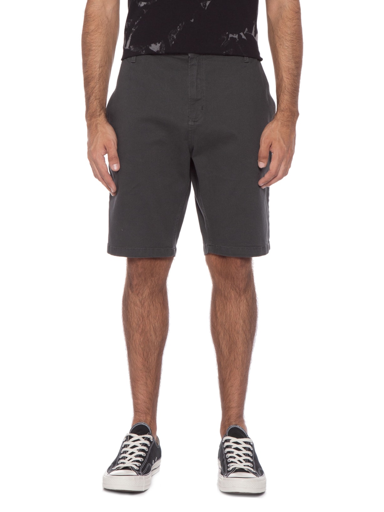 Bermuda Masculina Straight Inglaterra Cinza John John