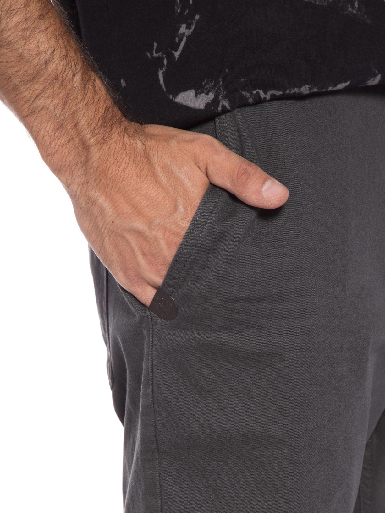 Bermuda Masculina Straight Inglaterra Cinza John John