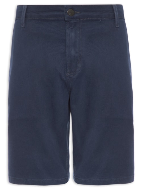 Bermuda Masculina Straight Panama - Azul