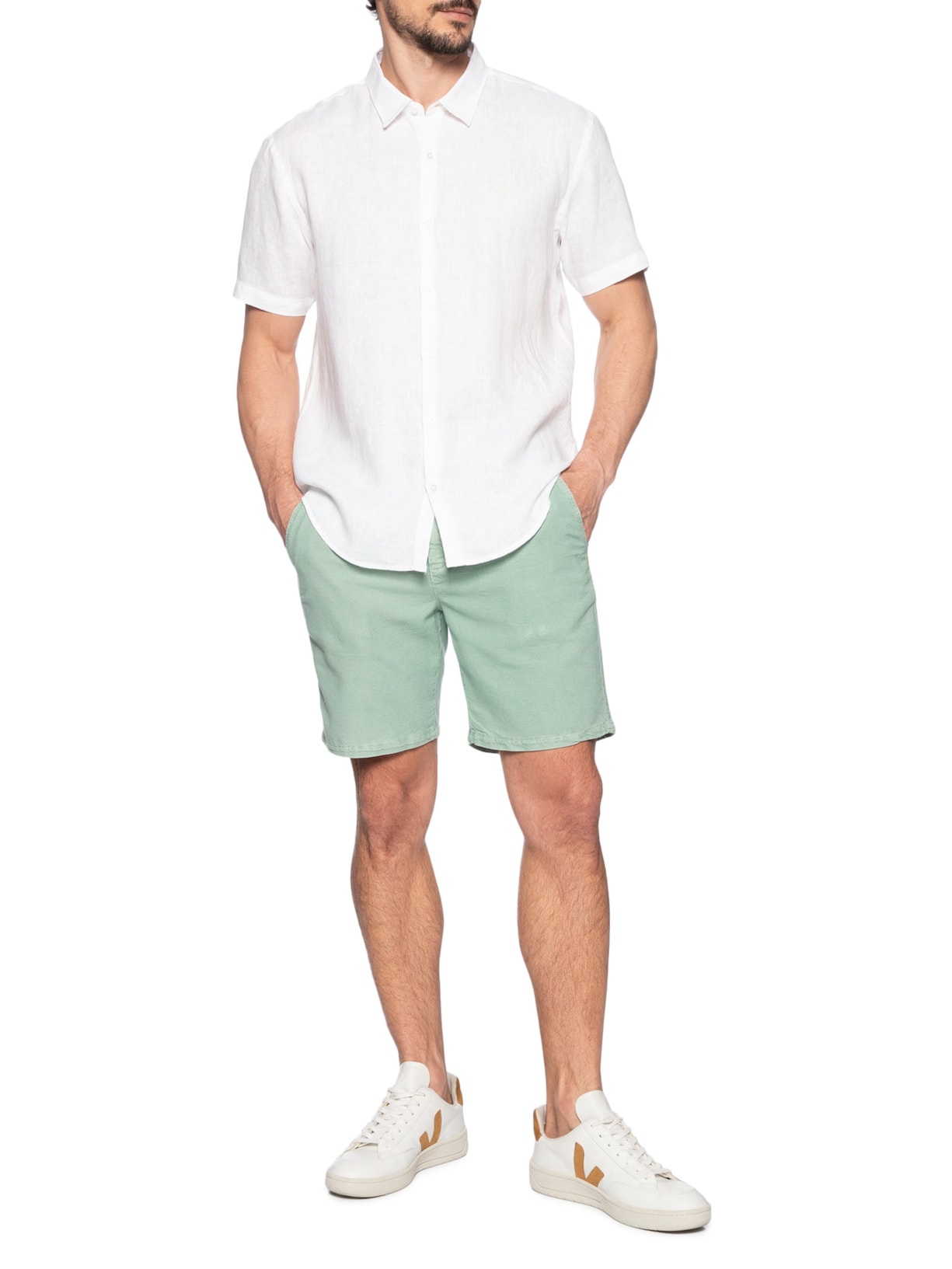 Bermuda Masculina Summer Verde Pineapple