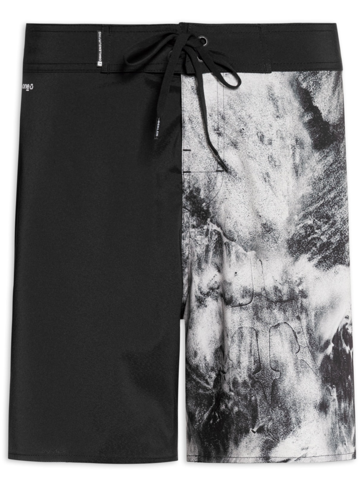 Bermuda Masculina Surf Aquaone Flex Black Sand Preto Osklen