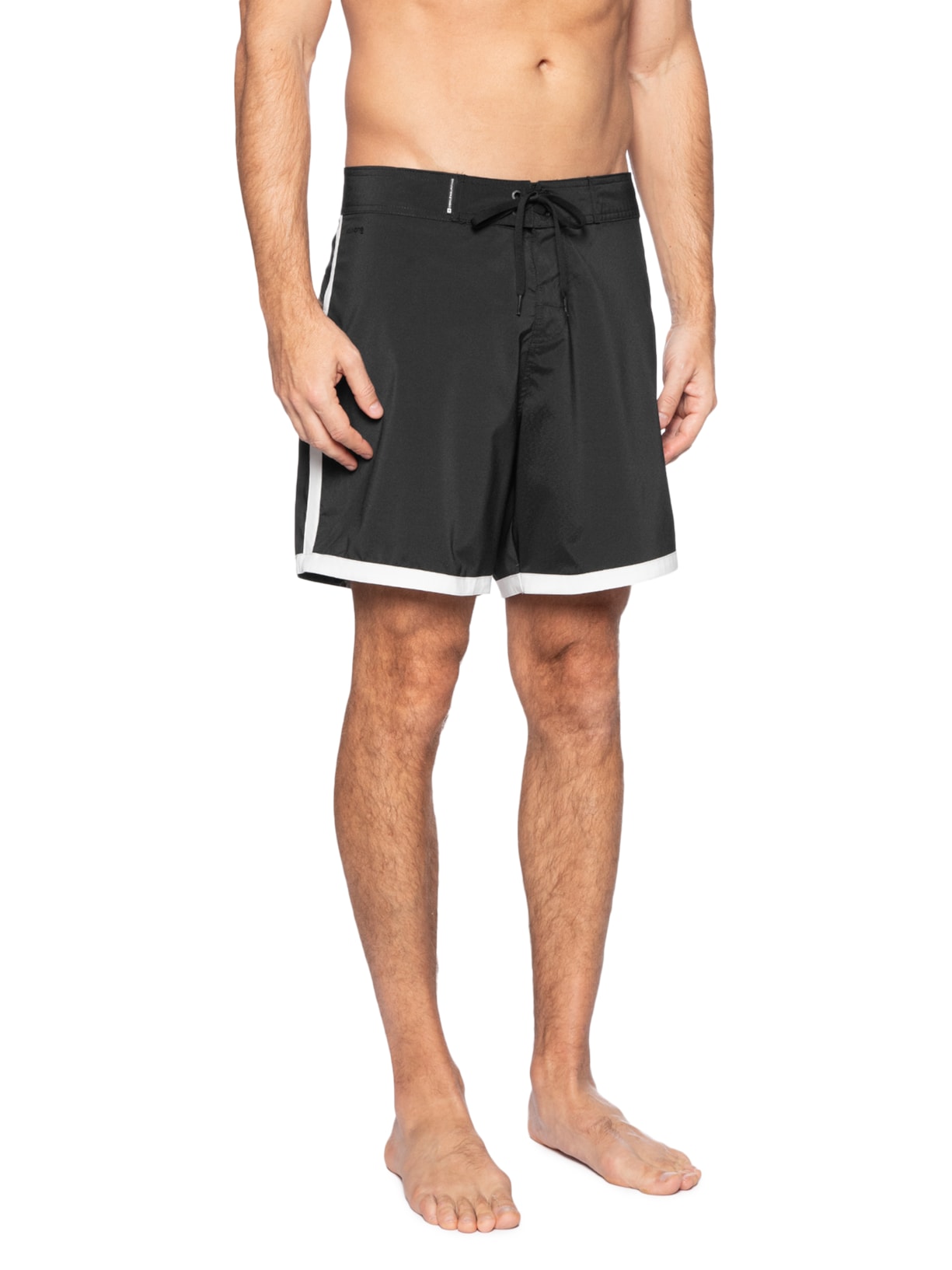 Bermuda Masculina Surf Aquaone Flex Malibu Preto Osklen