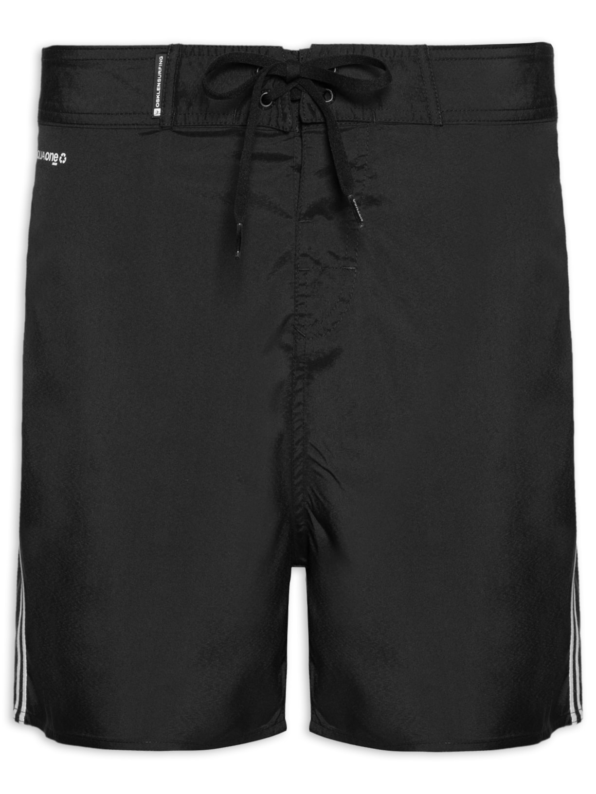 Bermuda Masculina Surf Aquaone Flex Stripe - Preto