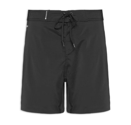 Bermuda Masculina Surf Aquaone Flex Stripes - Preto