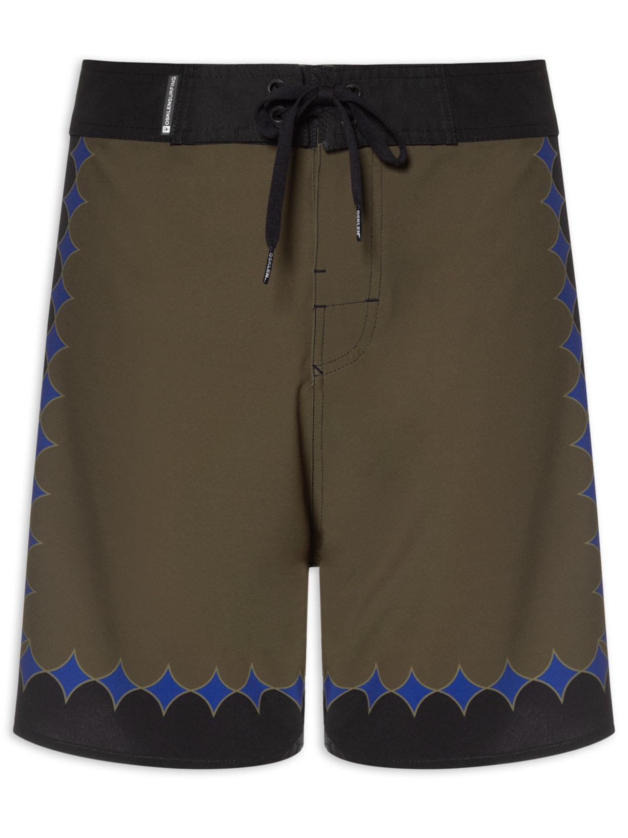 Bermuda Masculina Surf Aquaone Flex Vertex A7 Marrom Osklen