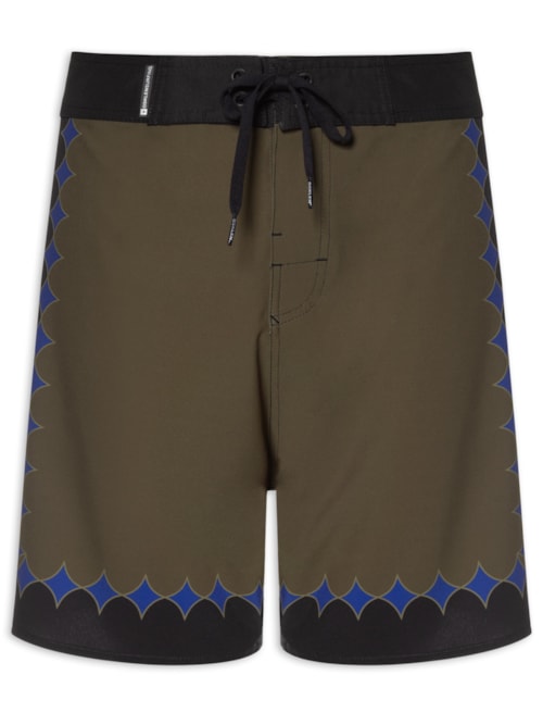 Bermuda Masculina Surf Aquaone Flex Vertex A7 - Marrom